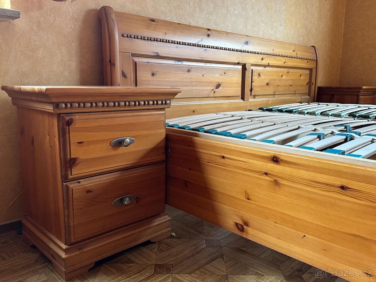 Celomasivní značková ložnice Musterring, borovice - 6