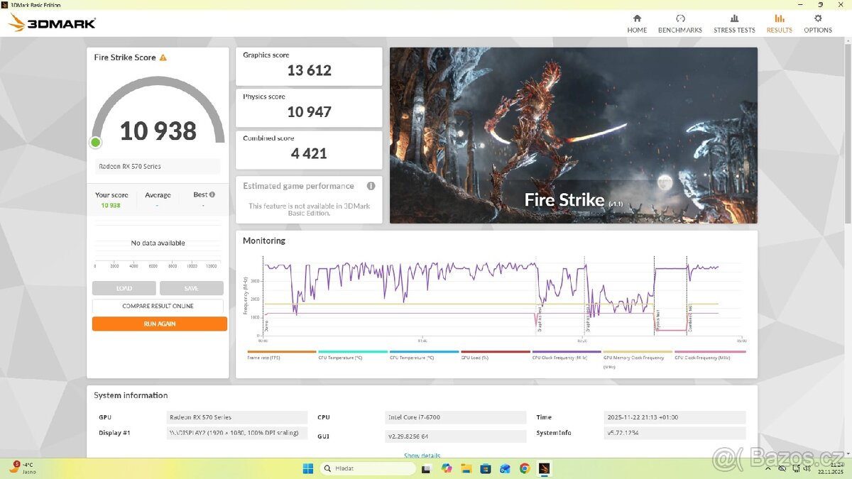 Herní PC i7-6700 / RX 570 8GB / 16GB RAM / SSD 250GB - 6