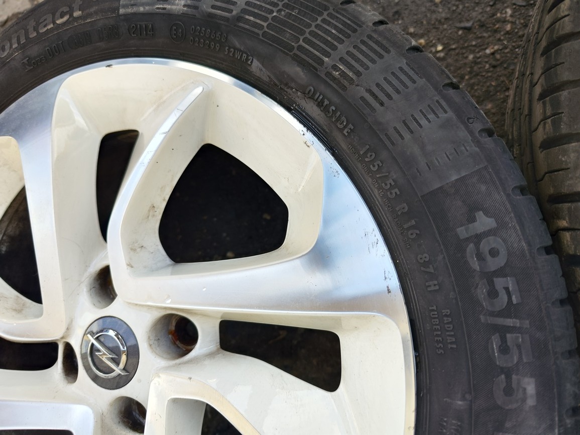 16"letní alu sada 4x100 origo Opel Corsa E Adam 195/55 Cont - 6
