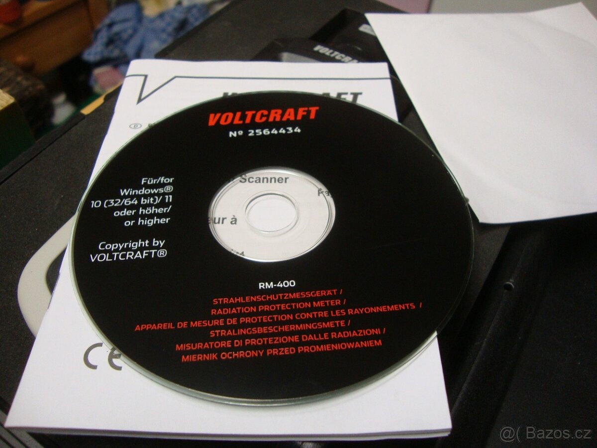 VOLTCRAFT RM-400 GEIGERŮV ČÍTAČ PRO KONTROLU RADIOAKTIVITY - 6
