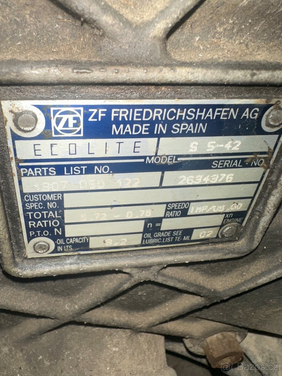 Převodovka ZF Avia Daewoo A75 - 6