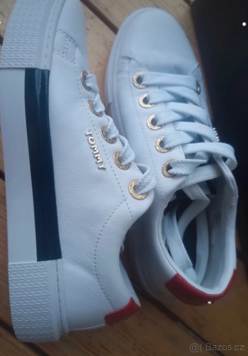 Kožené tenisky Tommy Hilfiger - 6