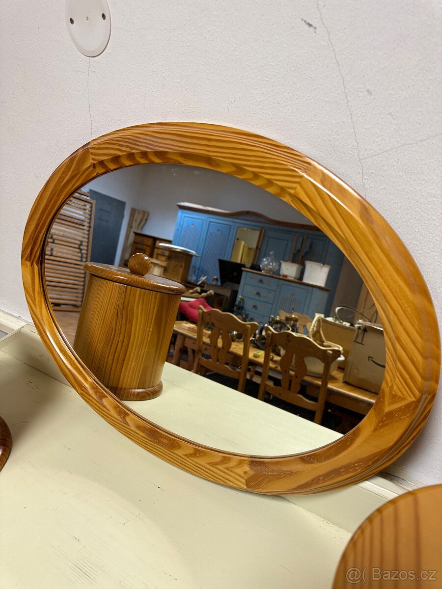 2 koupelnové koše a zrcadlo na zeď - 6