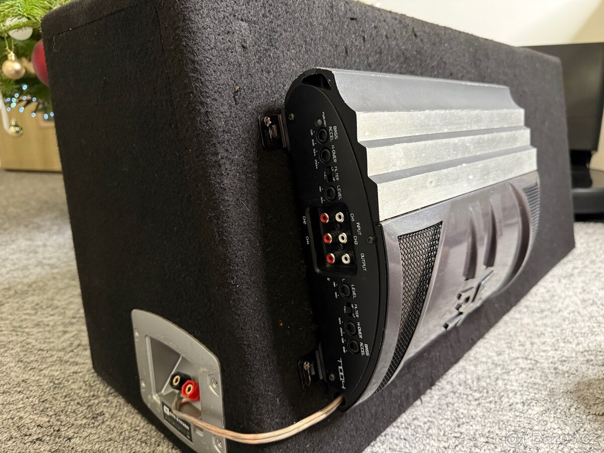 Autozvuk: subwoofer JBL GT5 (2×12”) + zesilovač - 6