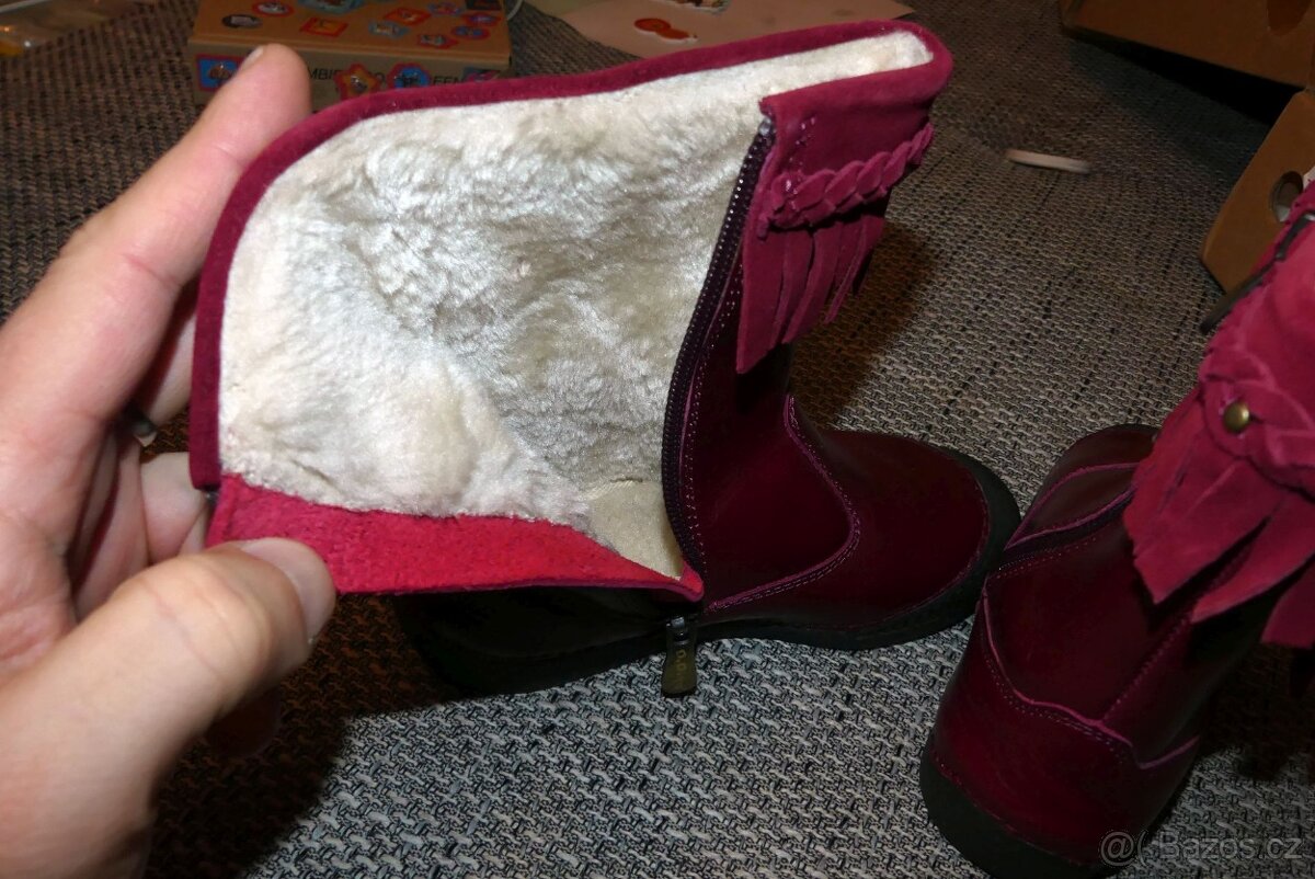 Zimní kozačky D.D.Step vel. 27 - 6