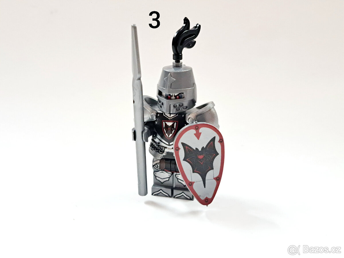 Minifigurky rytíři (7), typ Lego - 6