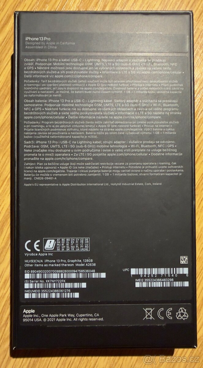 Apple iPhone 13 Pro, 128 Gb - 6