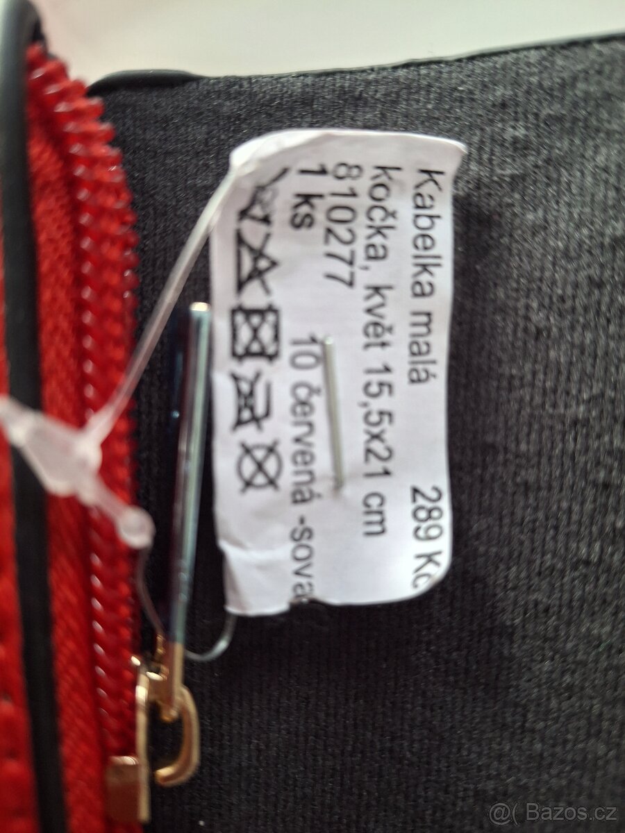 Dámská nová kabelka červená se sovičkama Stoklasa - 6