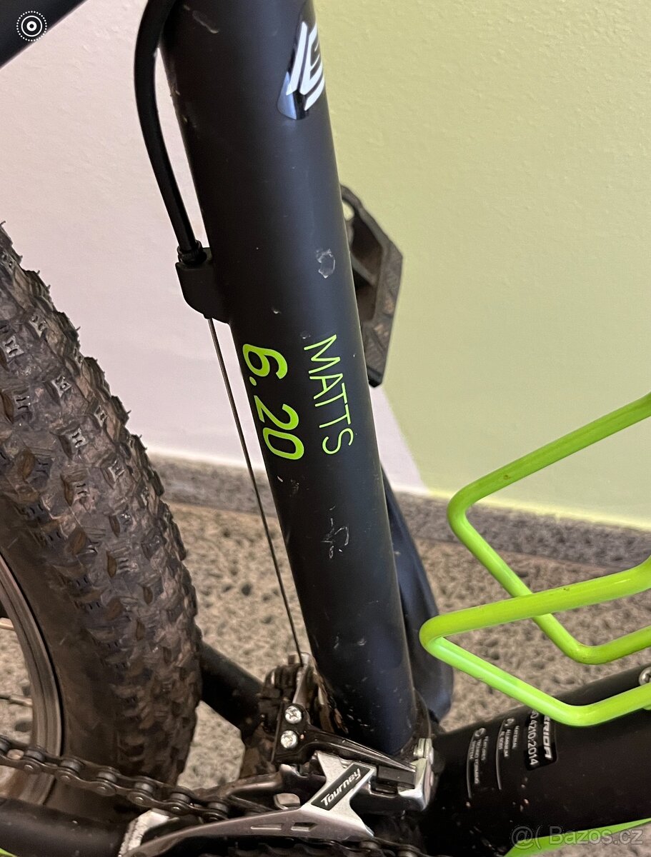 MERIDA matts 6.20 černo zelené Junior 16” - 6
