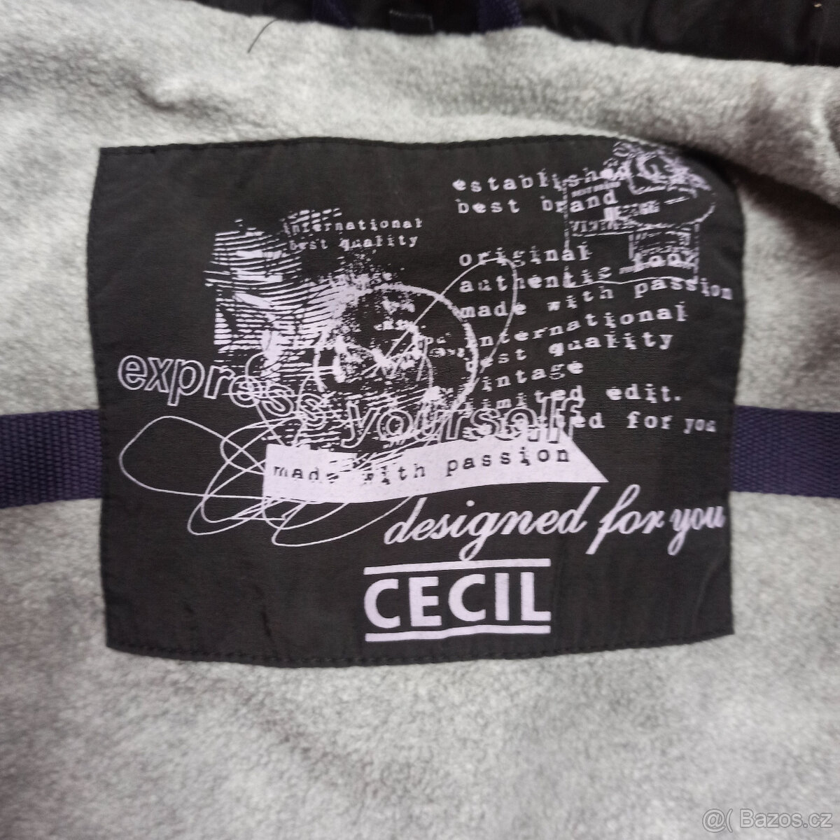 dámská zimní bunda - kabát Cecil M - L TOP STAV - 6