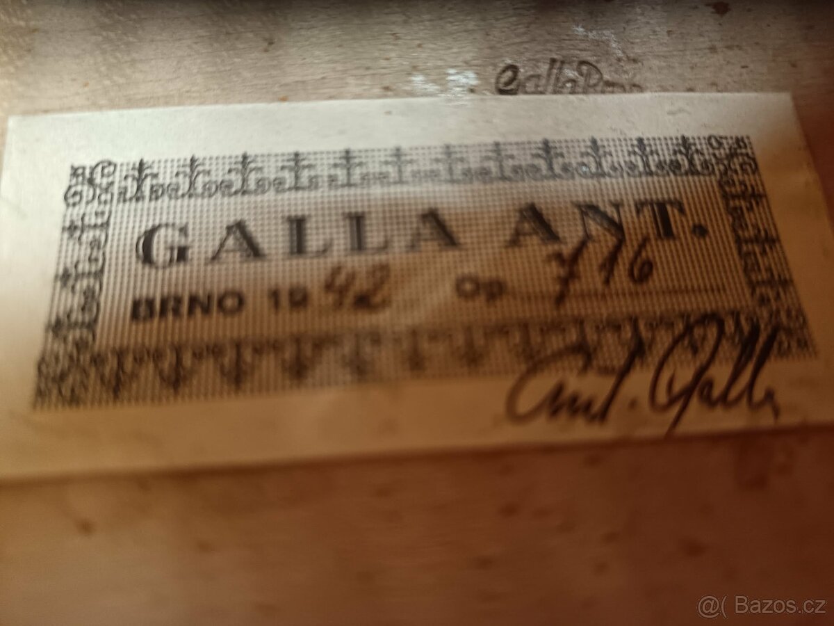 Mistrovské housle Antonín Gala - 6