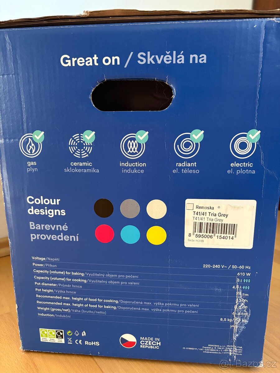 Remoska tria nová jen rozbalená - 6