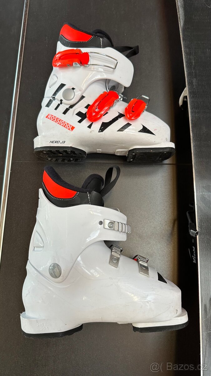 Dětský set Rossignol lyže, boty, hůlky - 6