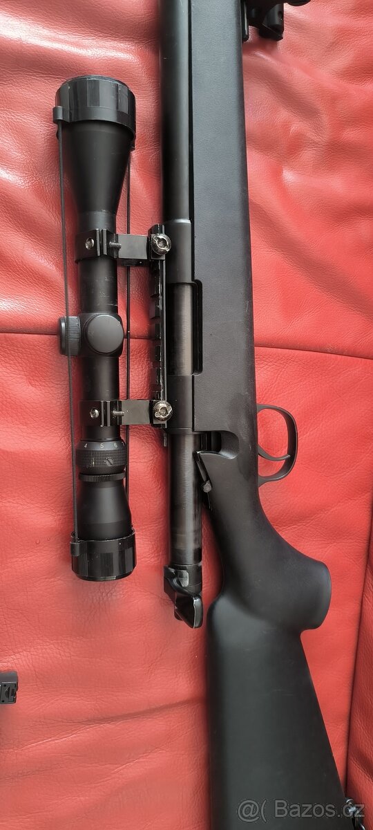Airsoft odstřelovací puška MB-02 + 2 zásobníky - 6