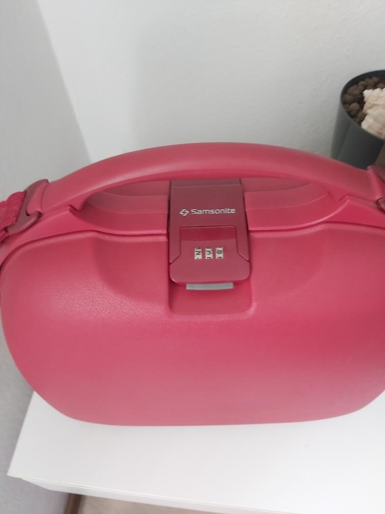 Kufřík Samsonite palubní zavazadlo,barva červená na kod - 6