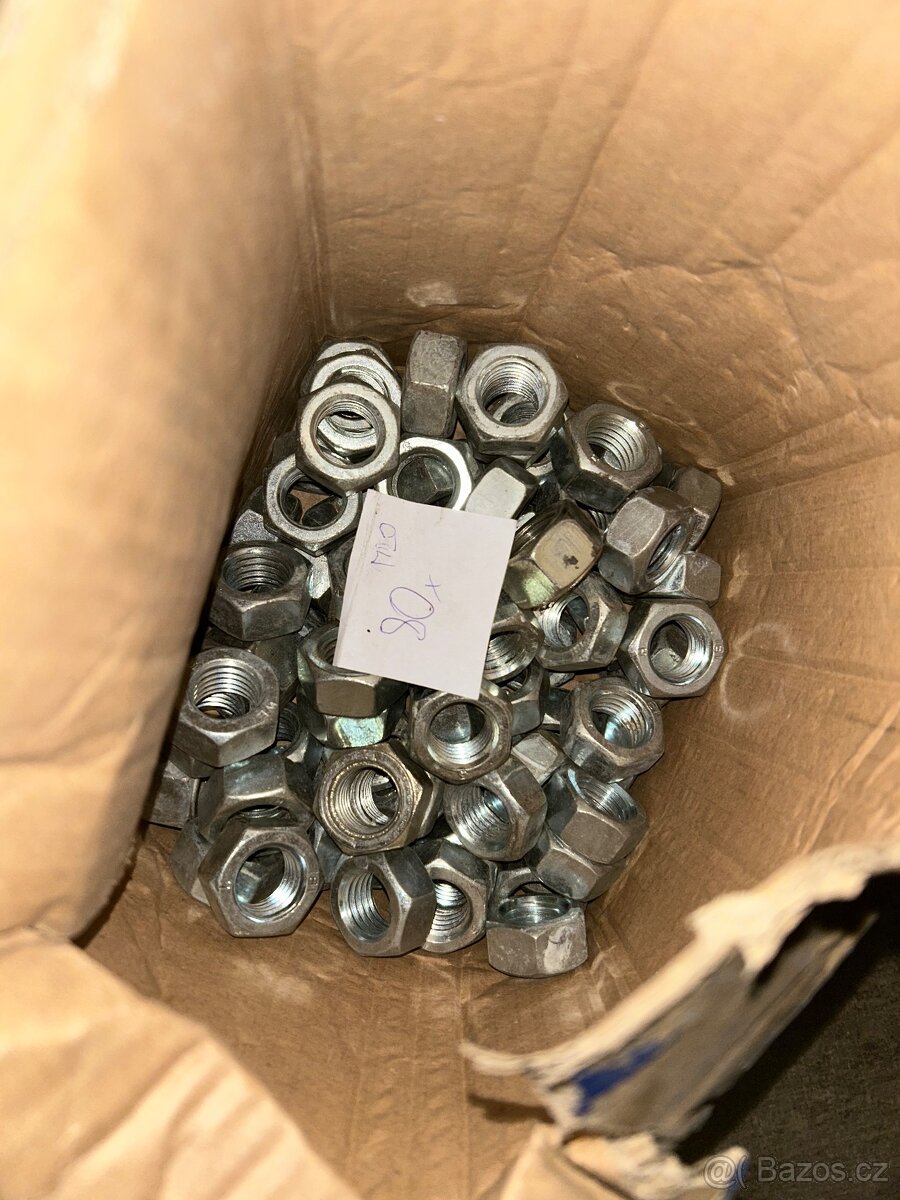 Spojovací materiál Šrouby,matky.. nové m8-m30 - 6