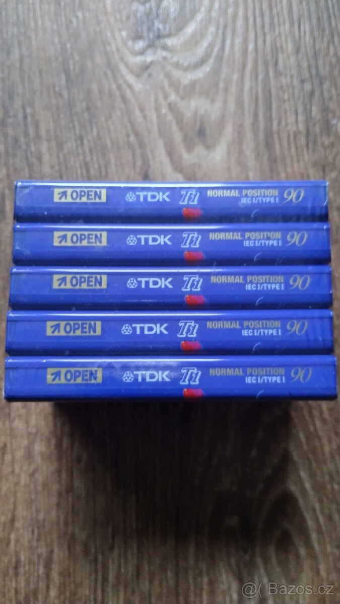 TDK audiokazety 5 kusů nové - 6