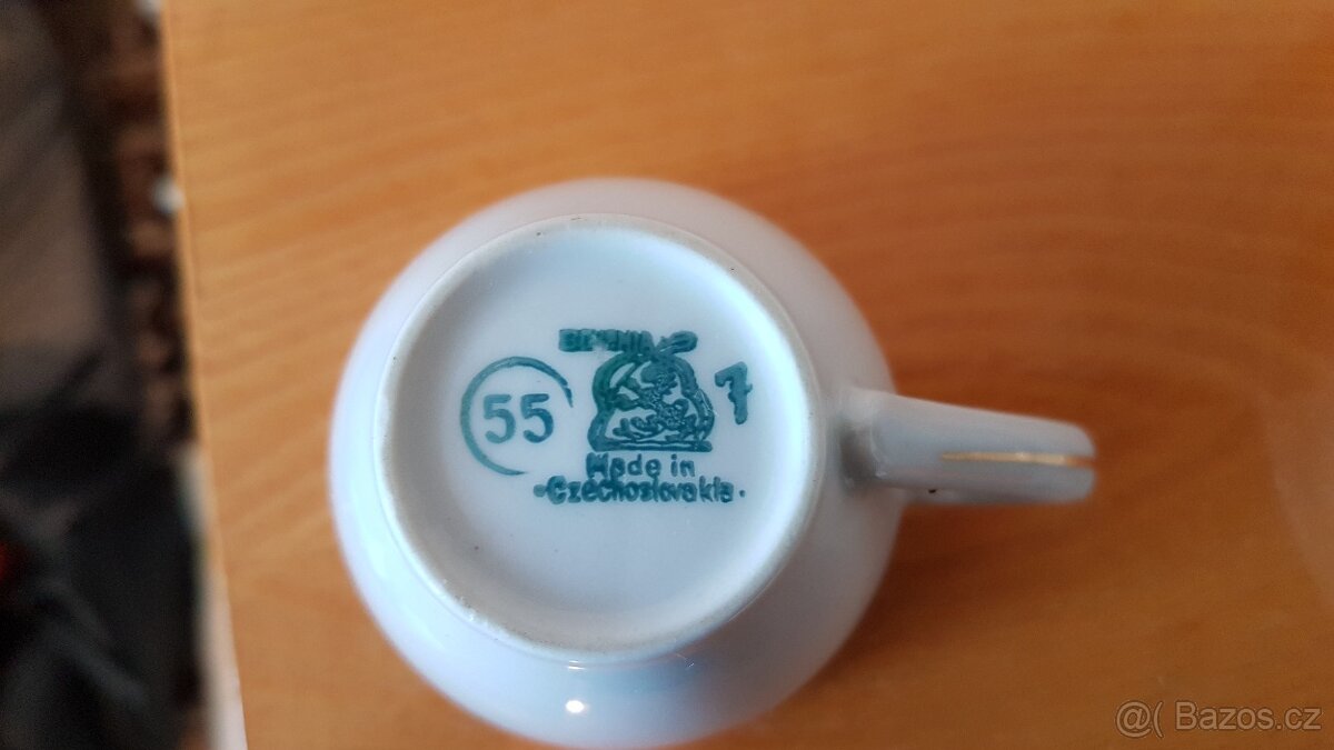 Starožitný porcelán Československo, Czechoslovakia, značený - 6