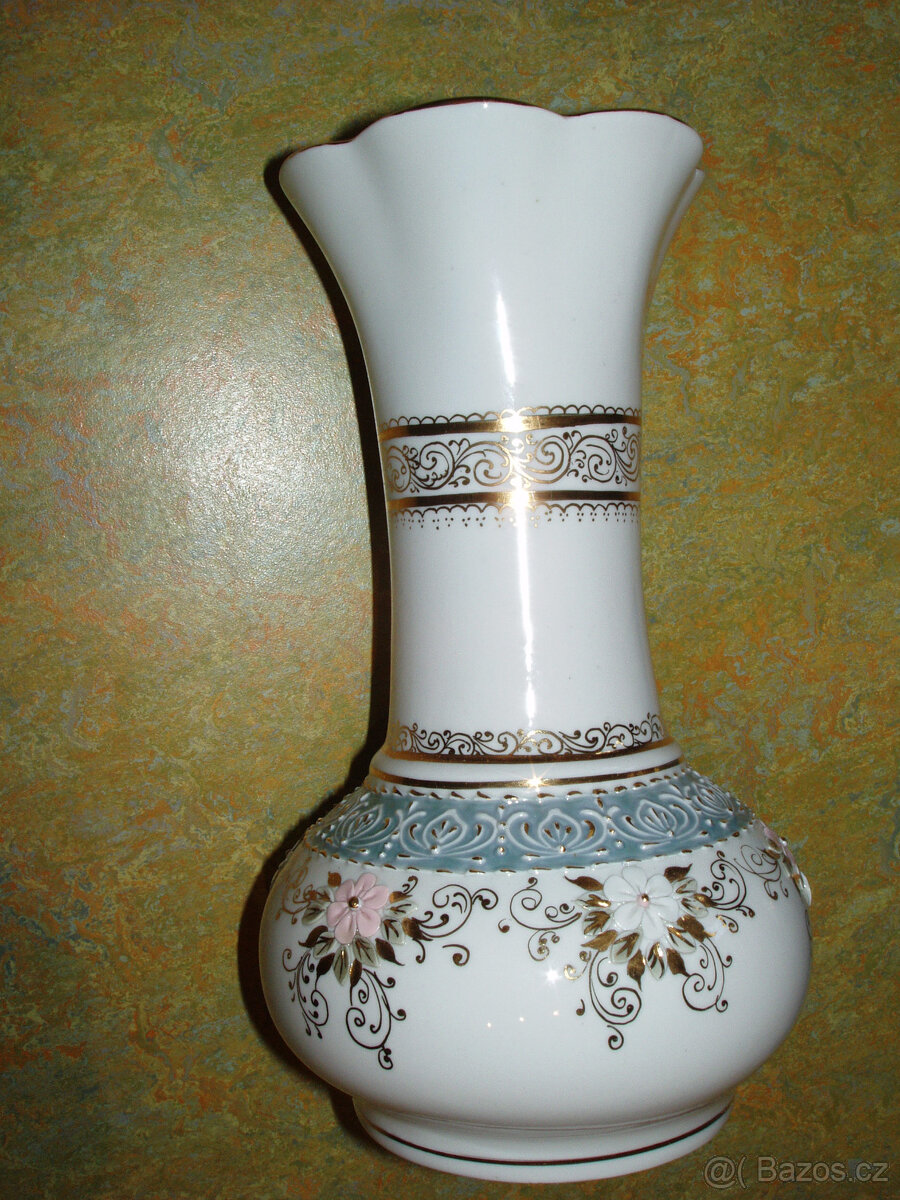 Starožitné vázy - 5 kusů váza, vázička, dozička, amforka - 6