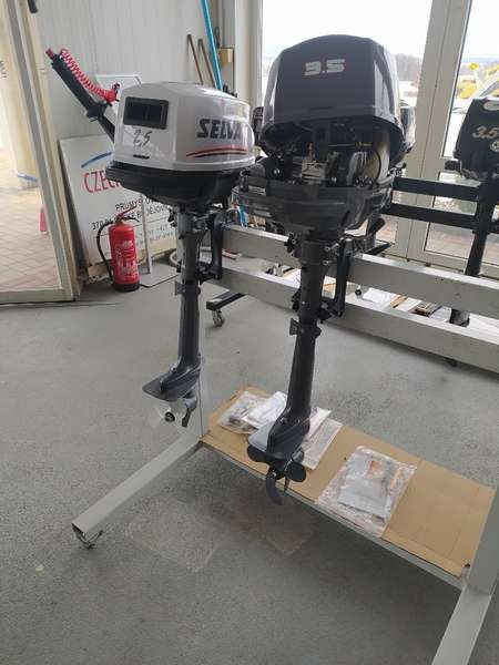 Lodní motor Selva Guppy 3,5 - lehký, tichý, úsporný - 6