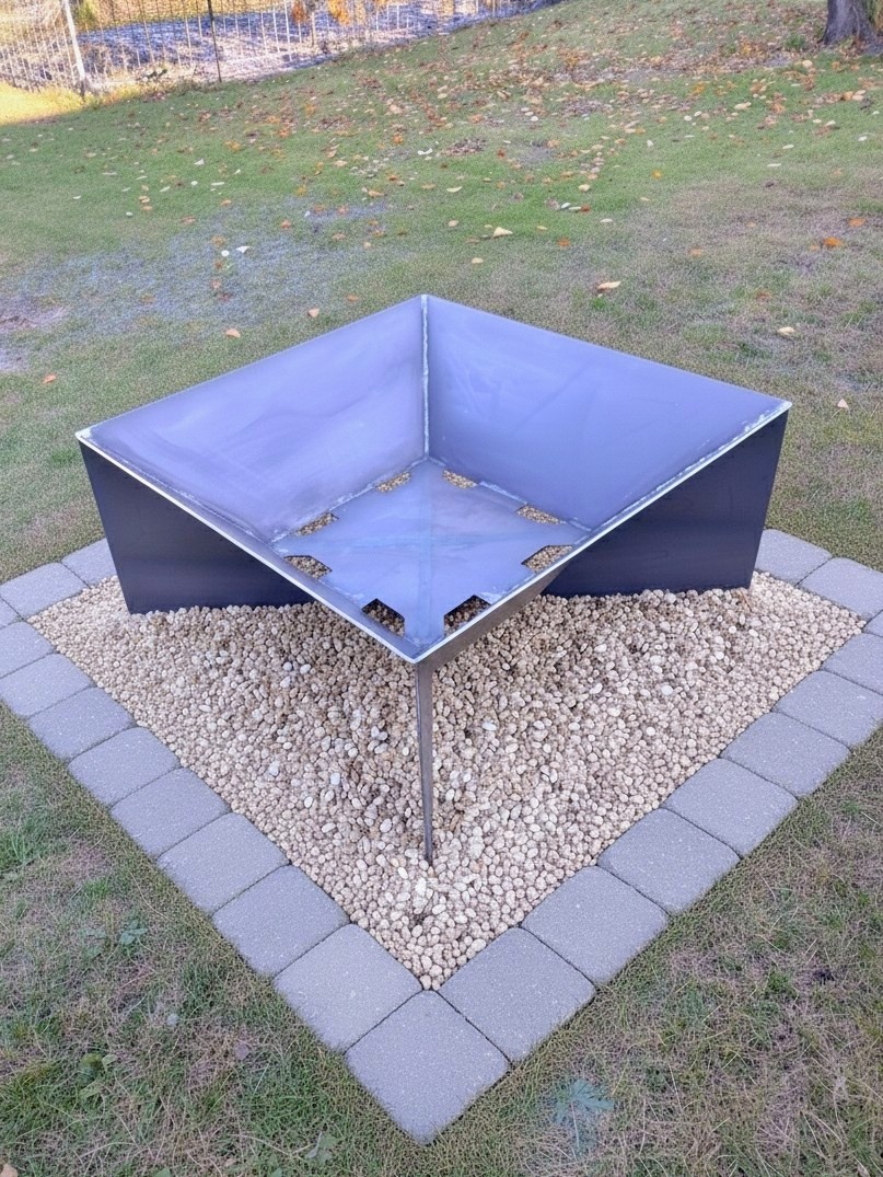 masivní zahradní krbový gril - 6