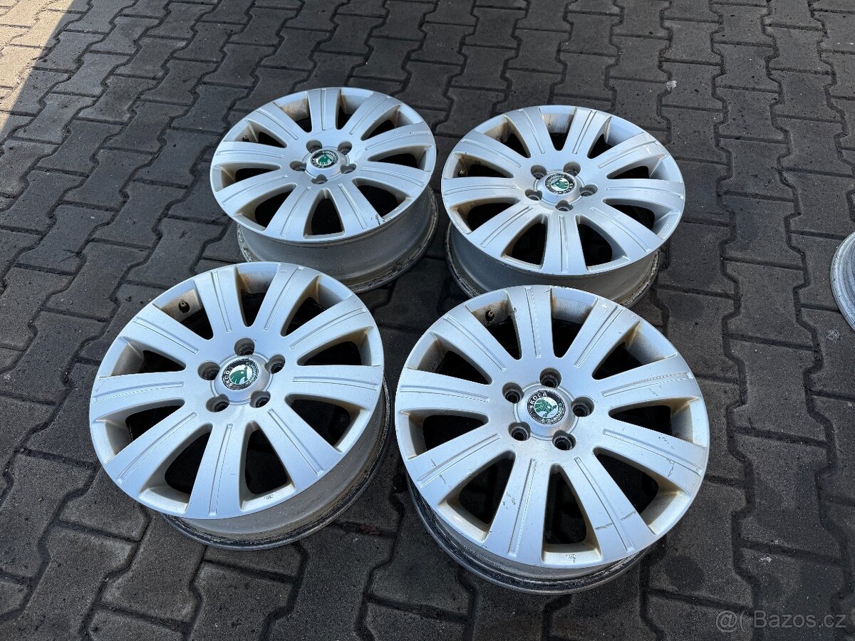 Alu Škoda 5x112r17 6J ET 45 - 6