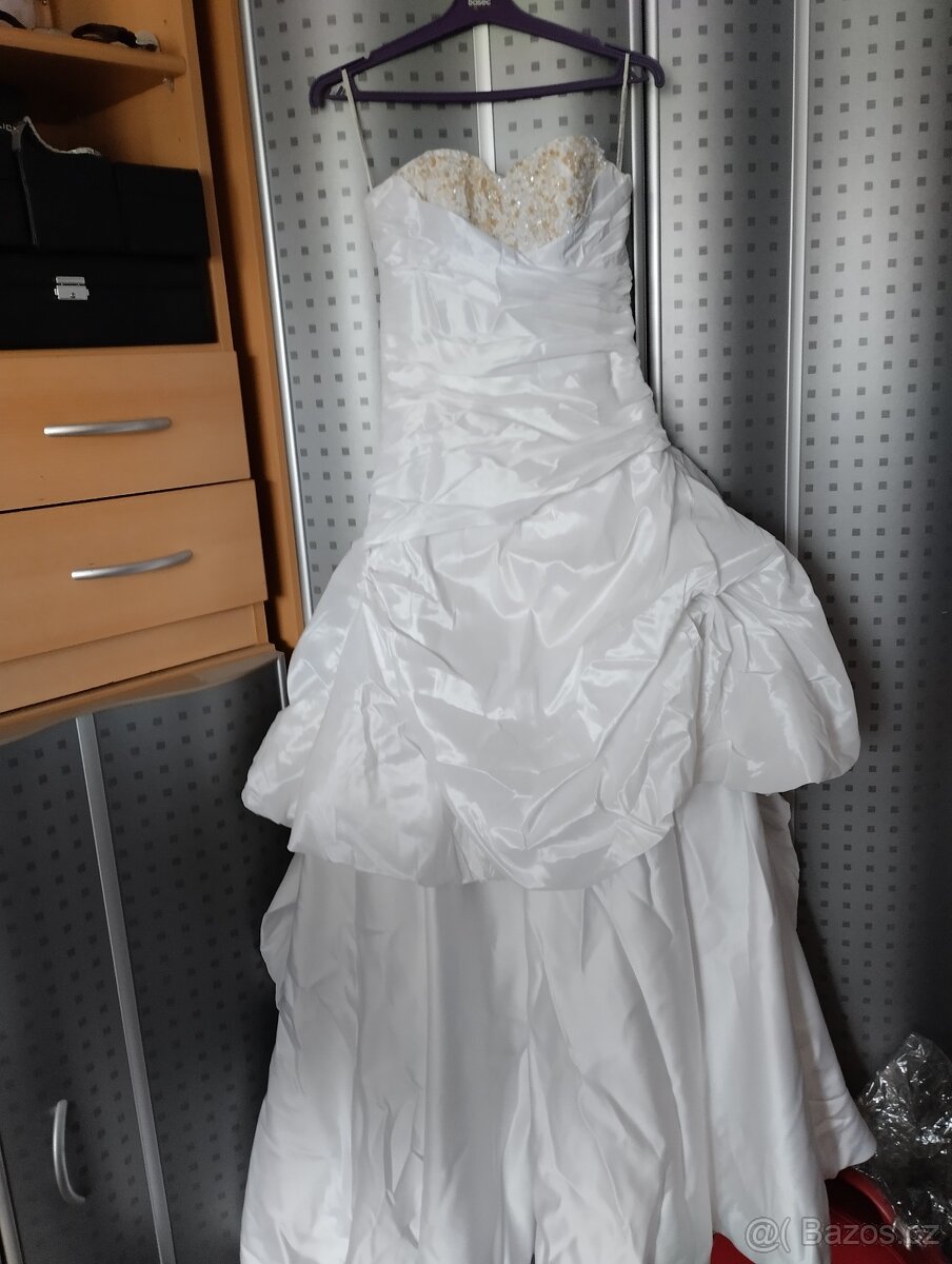 Svatební šaty vel S - 6