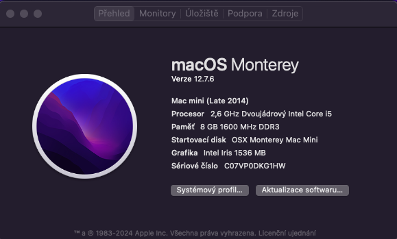 Prodám Mac mini Late 2014 - 6