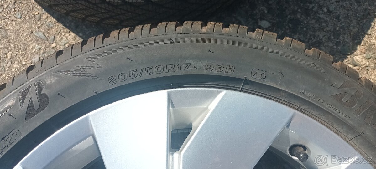 Originální alu kola VW Golf 8 Belmont R17 | Zimní Bridgeston - 6