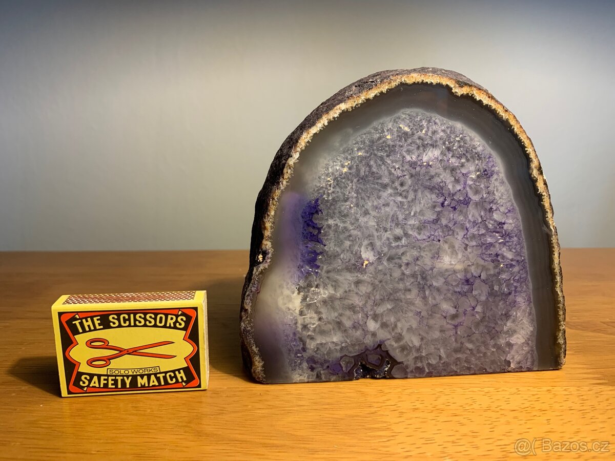 Achatová geoda 1,111 kg - 6