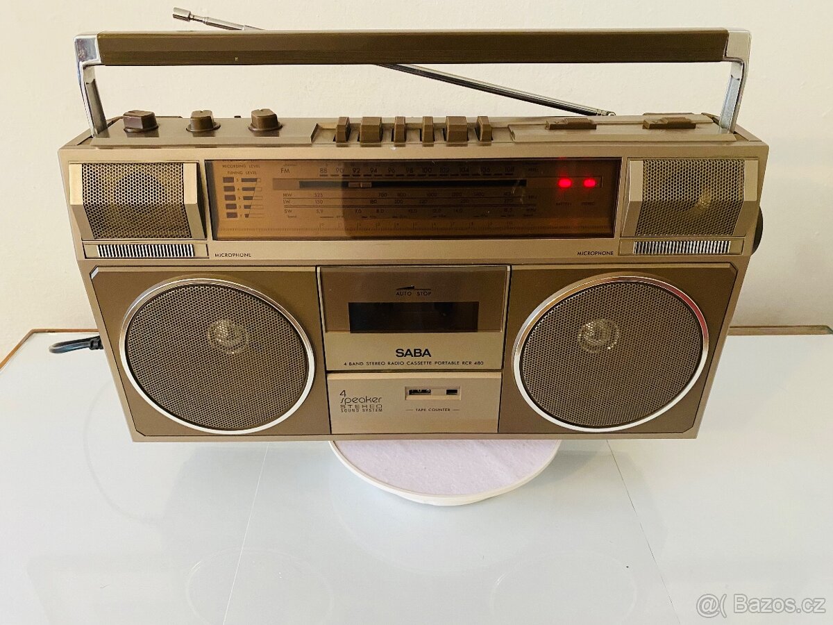 Radiomagnetofon Saba RCR 480, rok 1983 - 6
