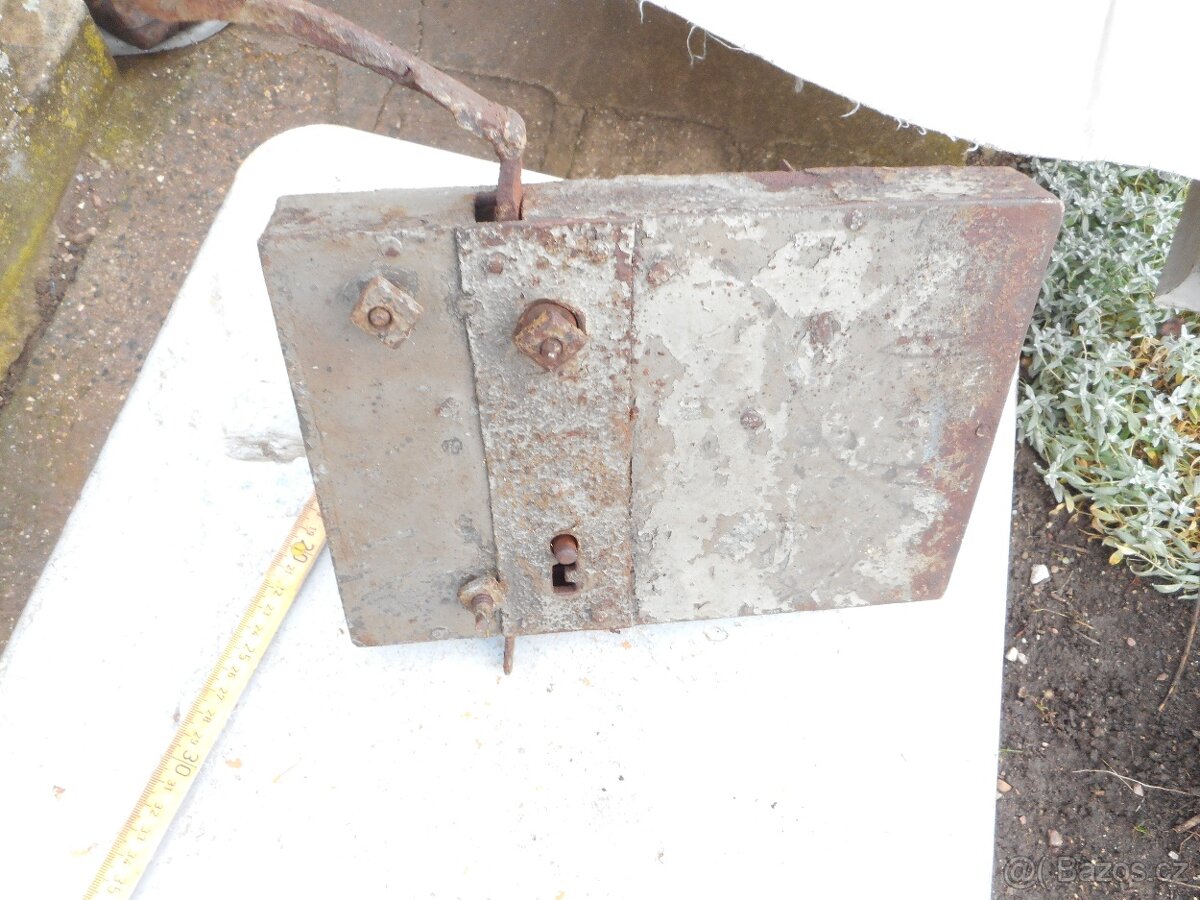 dveřní zámek velký historický - 6