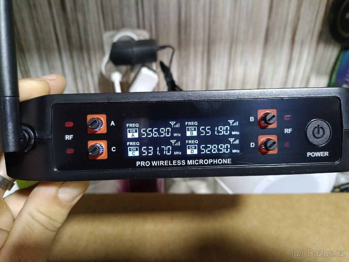 Nová sada 4 ks bezdrát + přijimač - 6