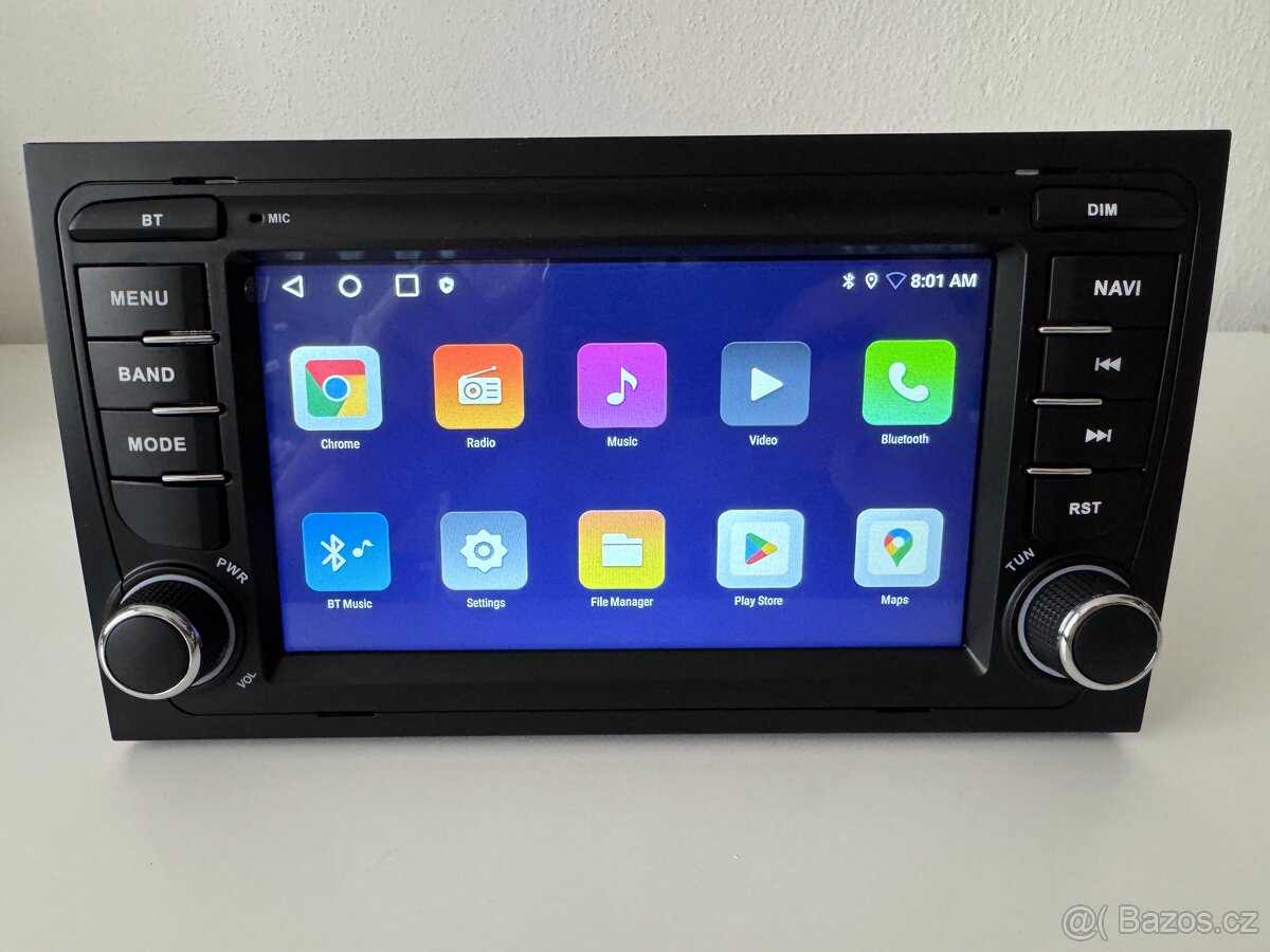 NOVÉ 7" Android 14 Autorádio Audi A3 8p, A4 B7, TT - 6