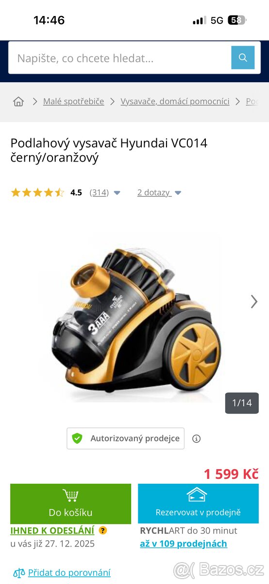 Bezsáčkový vysavač Hyundai - 6