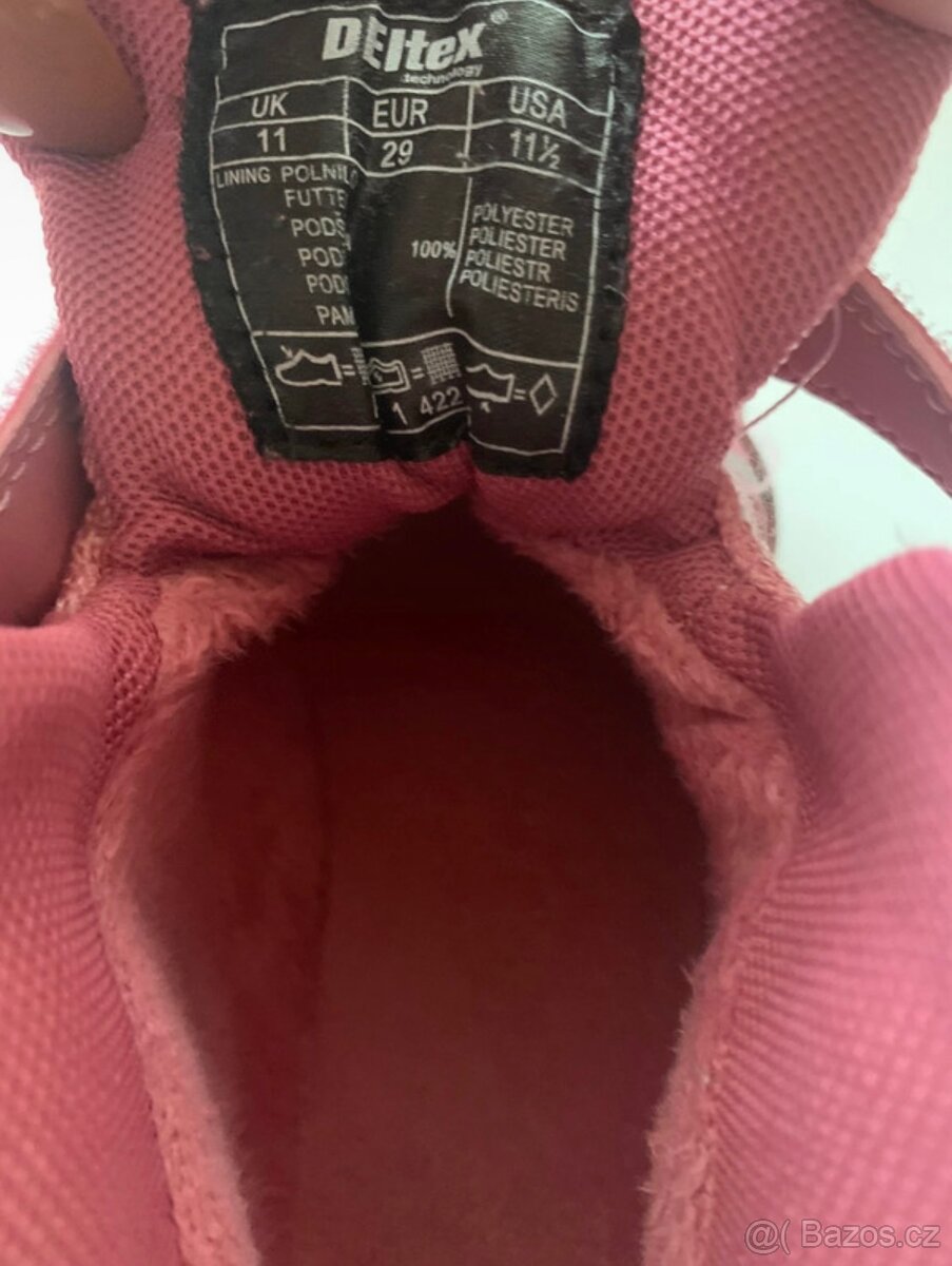 Dívčí zimní boty na suchý zip, vel.29 - 6