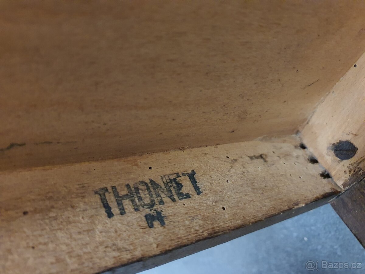 retro starožitné ČSSR židle 4ks socialismus 1940 - 1960 - 6