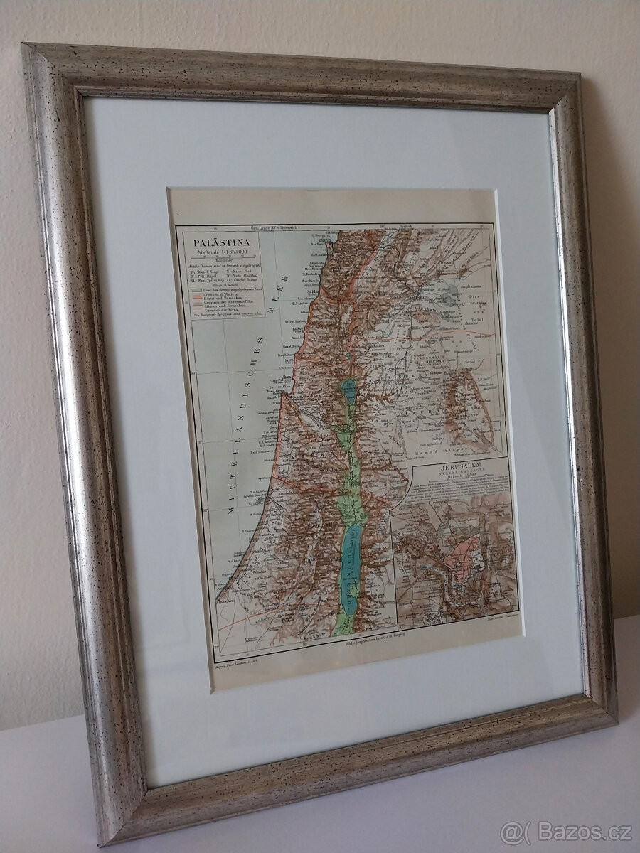 Mapa Palestiny z r. 1897 - 6