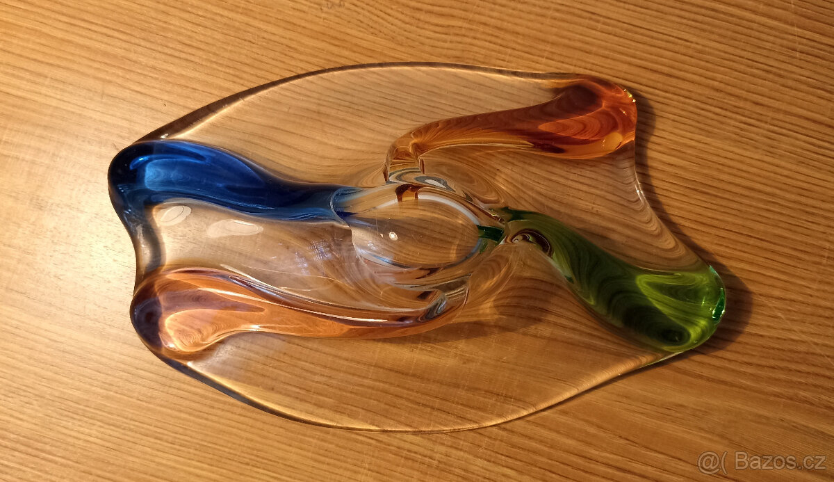 Skleněná miska, žardiniéra Rhapsody Zemek Mstišov - 6