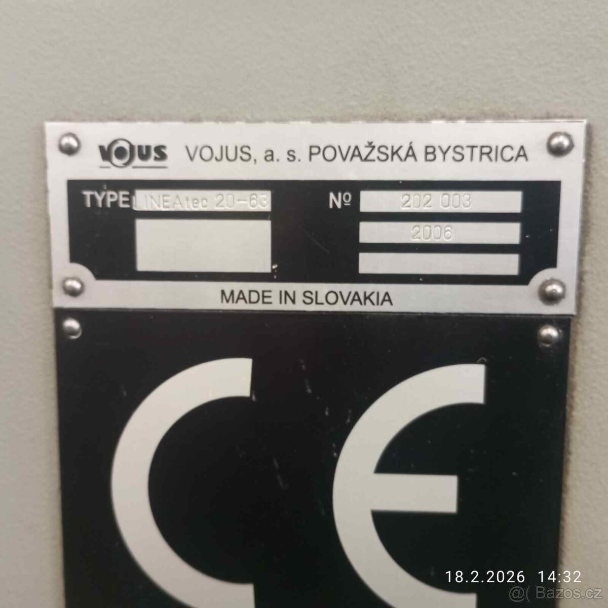 Bruska rovinná LINEAtec 20-63 , parametry BPH/BRH 20 - 6