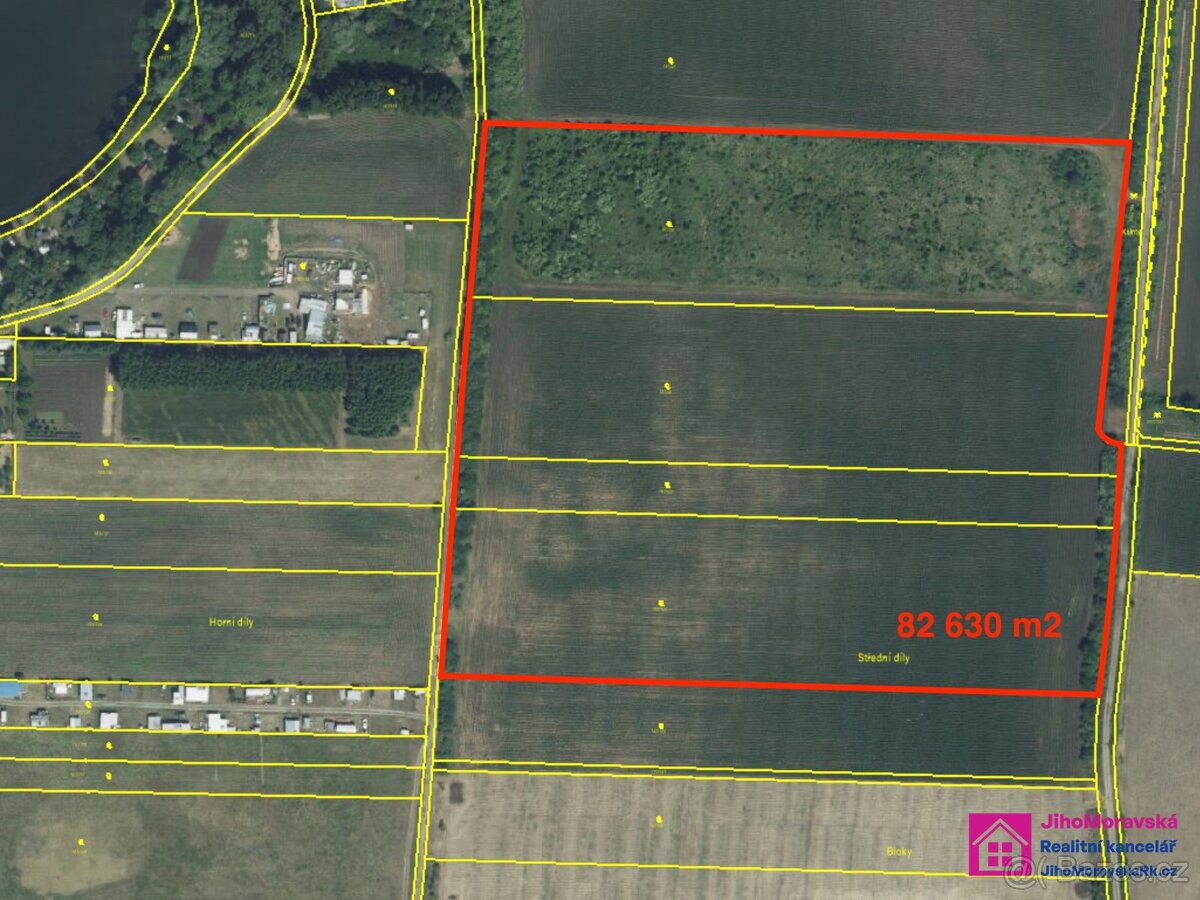 Prodej zemědělská půda, 17 804 m² - Přítluky - Nové Mlýny - 6