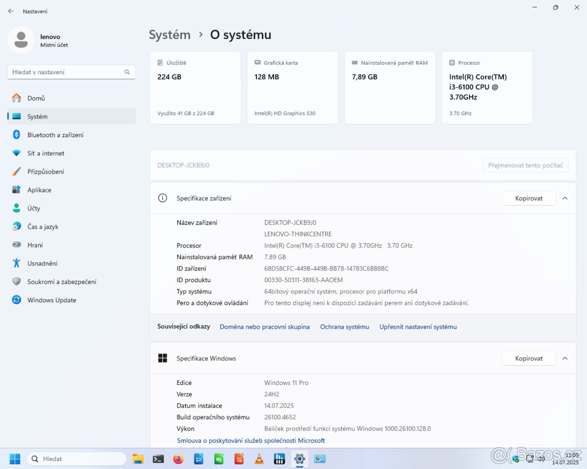 Lenovo ThinkCentre 240gb ssd windows 11 pro - 6