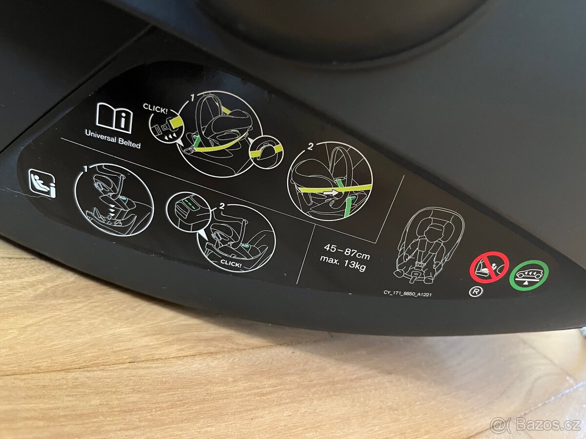 Cybex Cloud Z2 i-Size Platinum River Blue + základna Base Z2 - 6