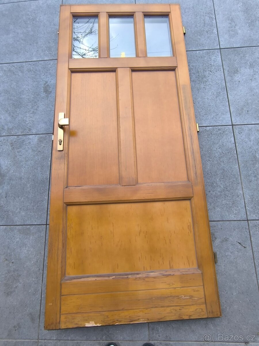 Vchodové dřevěné dveře - 6