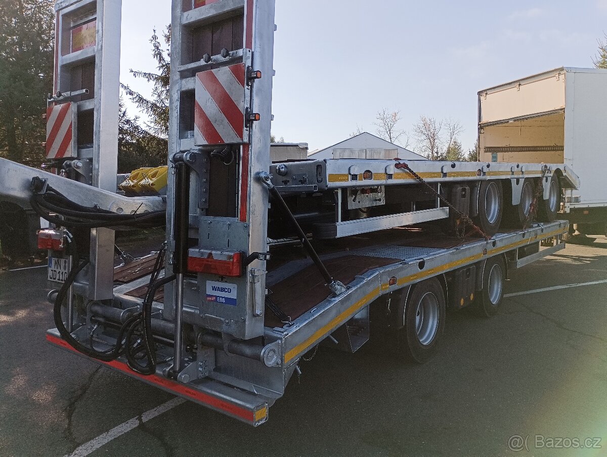 Přívěs na kompresor, vrtná souprava, harvestor, bagr, - 6