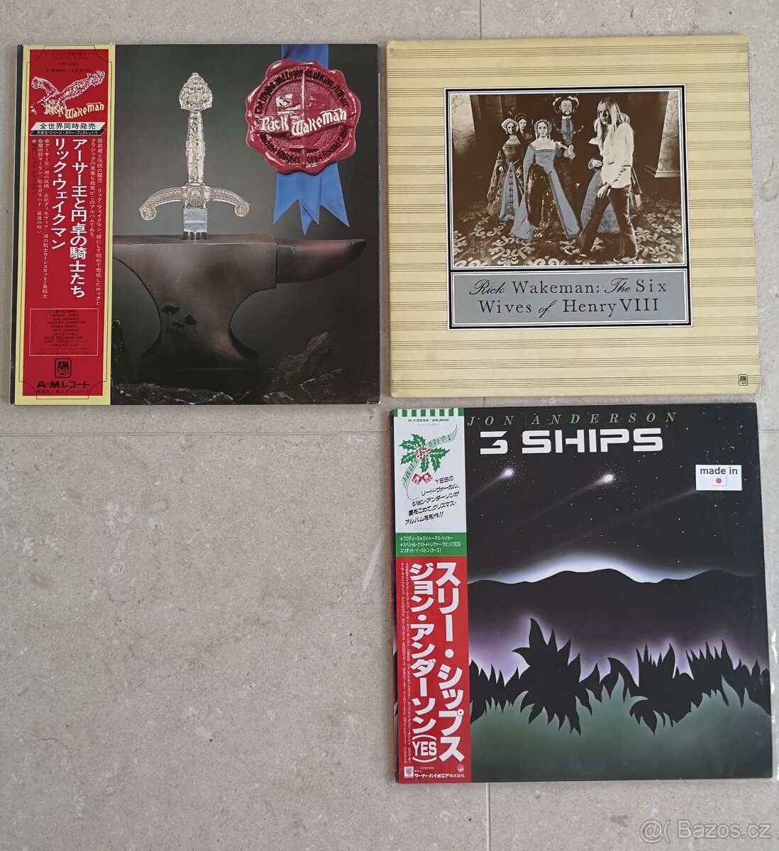 LP desky PINK FLOYD,RAINBOW,RUSH,SANTANA,URIAH HEEP,YES, - 6