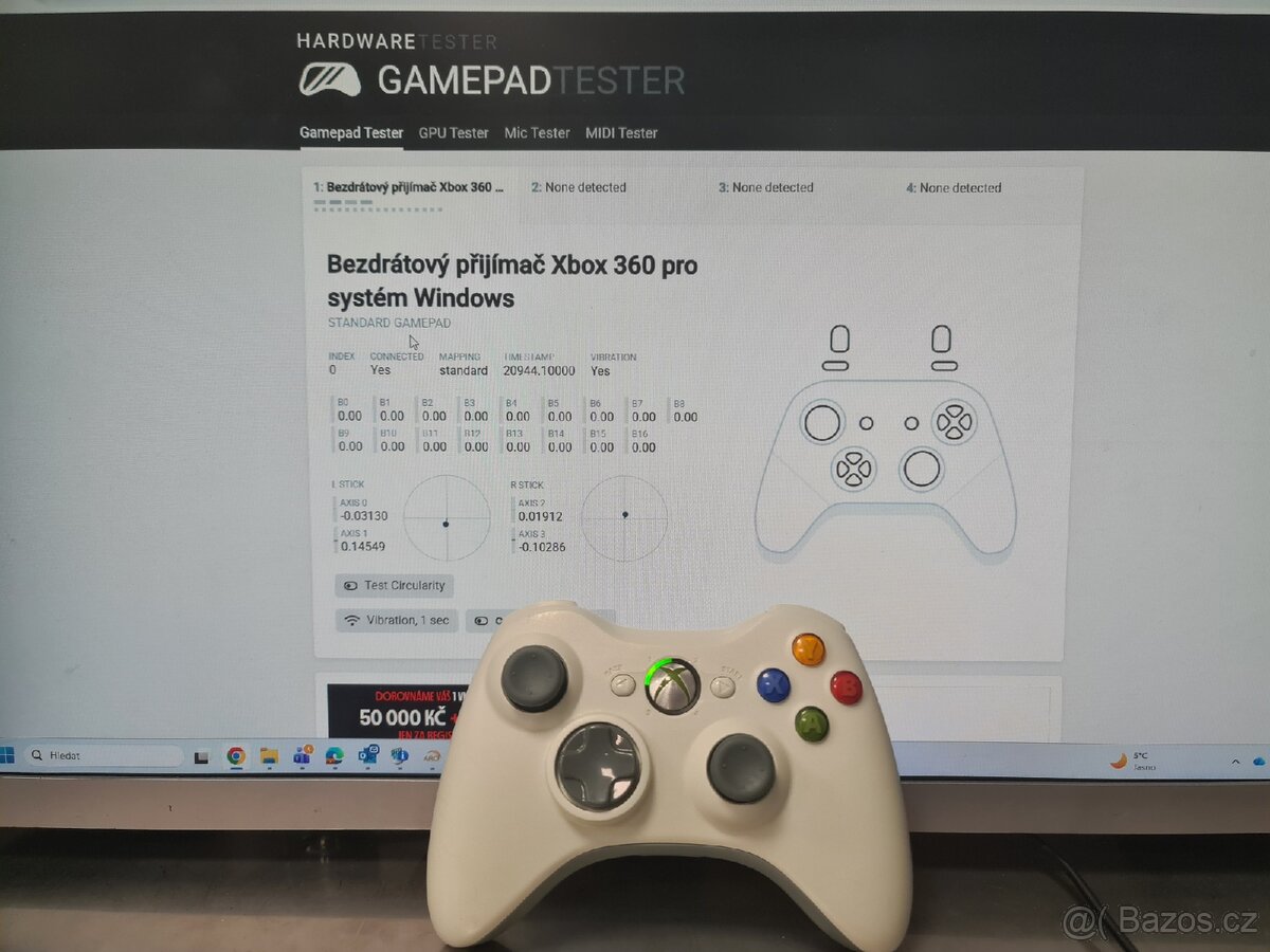 Xbox 360 ovladač, controller, pad - 6