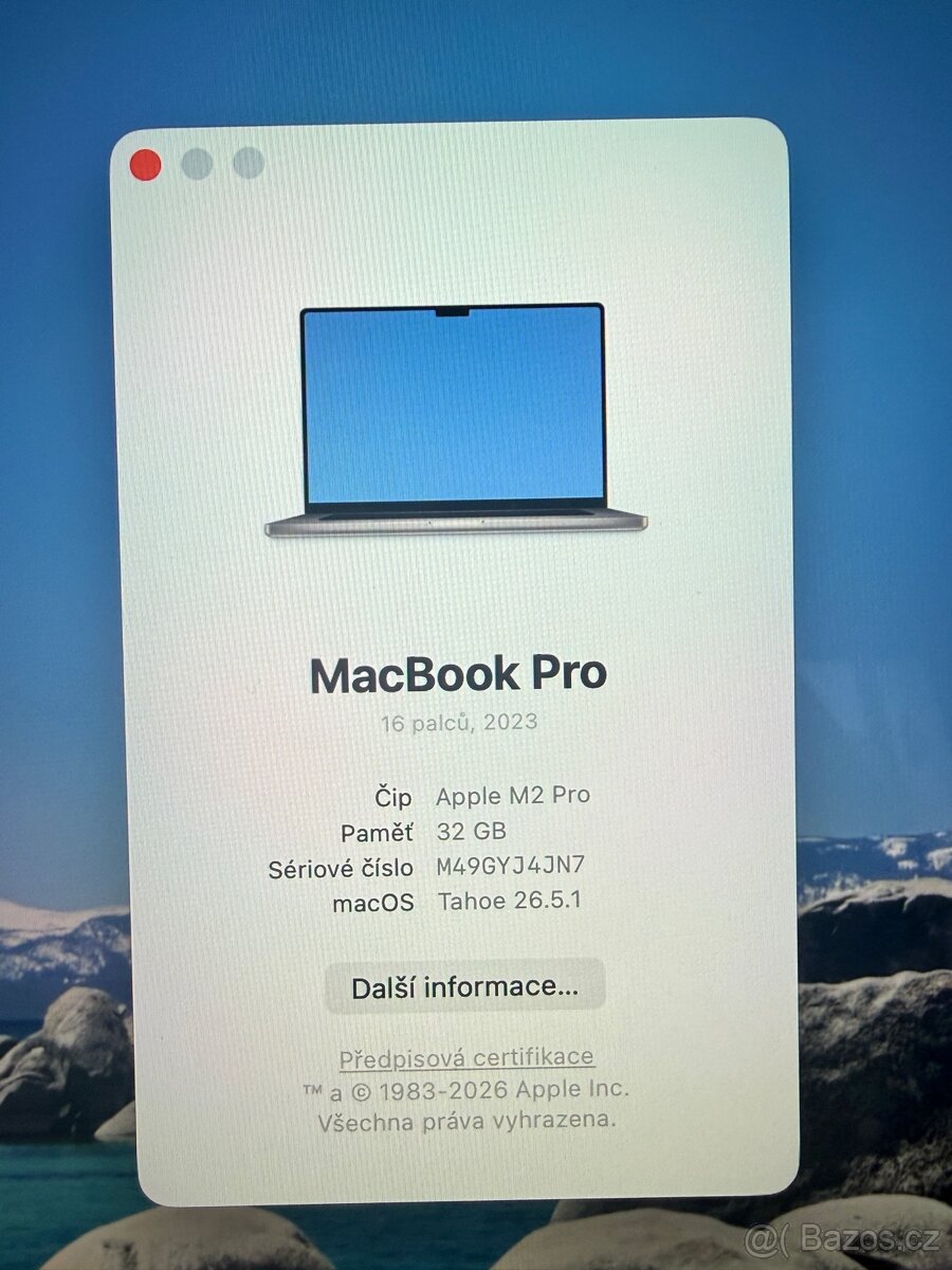 MacBook PRO 16” M2PRO/32GB/1TB - 6
