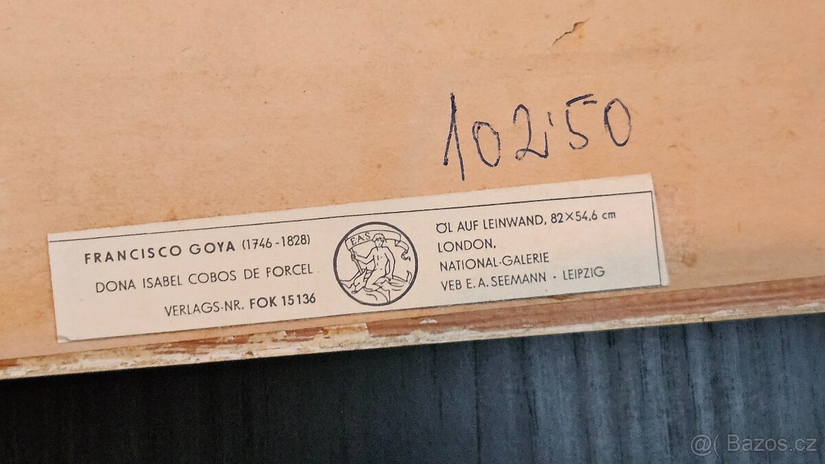 Obraz Francisco Goya - Dona Isabel Cobos de Forcel - 6