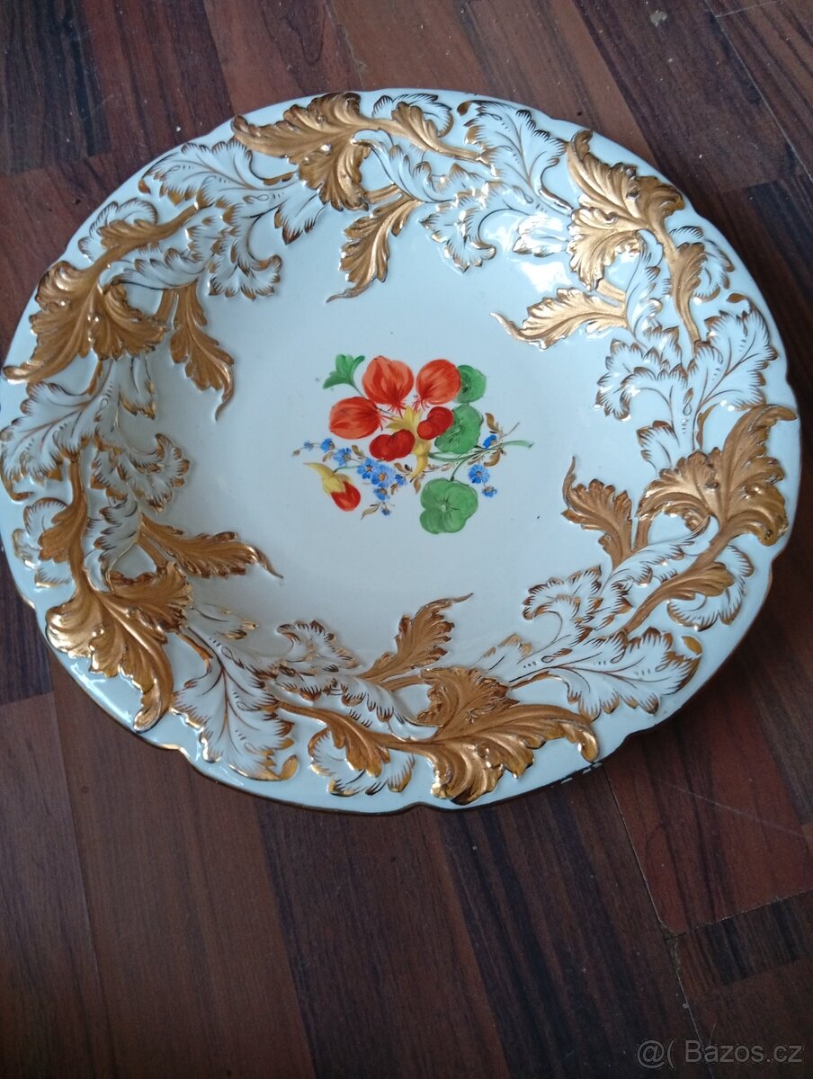 Míšeňský porcelánový talíř - 6